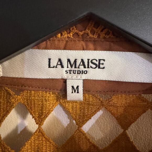 Anthropologie x La Maise Studio Kimaya Buttondown Shirt Size Medium - Picture 11 of 11